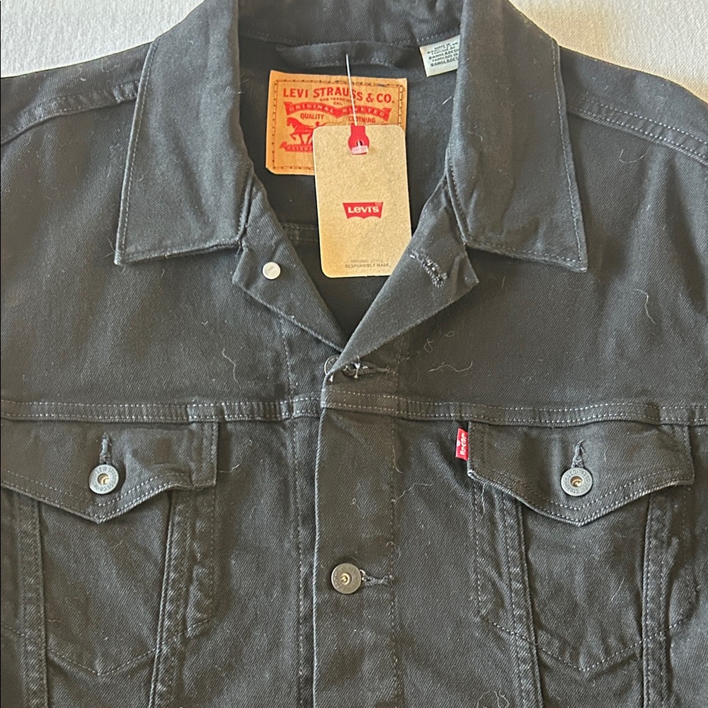 Levi's Charcoal Shirt Jacket for Men